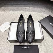 Chanel Ballet Flats Goatskin Black  - 1