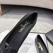 Chanel Ballet Flats Goatskin Black  - 6
