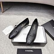 Chanel Ballet Flats Goatskin Black  - 3