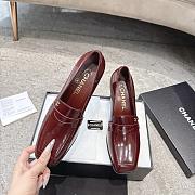 Chanel Loafers Shiny Calfskin Burgundy G47492 70mm - 6