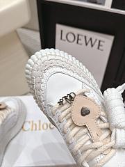Chloe Nama Wedge Sneaker Lovely White - 3