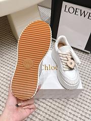 Chloe Nama Wedge Sneaker Lovely White - 4