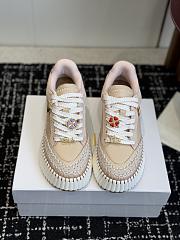 Chloe Nama Wedge Sneaker Dove Grey - 6