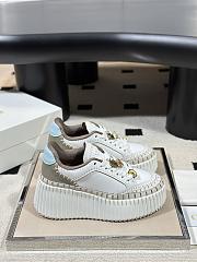 Chloe Nama Wedge Sneaker Aqua Green - 6