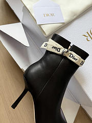 J'Adior Heeled Ankle Boot Black Lambskin 10cm - 4