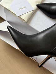 J'Adior Heeled Ankle Boot Black Lambskin 10cm - 3