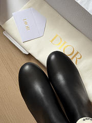 J'Adior Heeled Ankle Boot Black Lamskin 7.5cm - 3