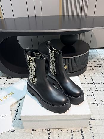 Dior Ride Chelsea Boot Black Calfskin