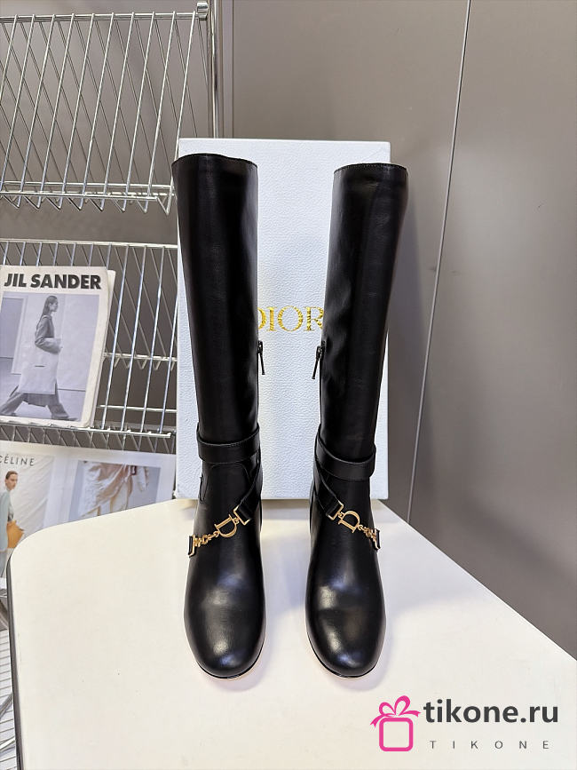 Dior Ride Chelsea Boot Black Calfskin 8.5cm - 1