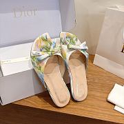 Dior Bow Slide Multicolor Dior Secret Garden Jacquard - 4