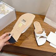 Dior Bow Slide White Lambskin - 4