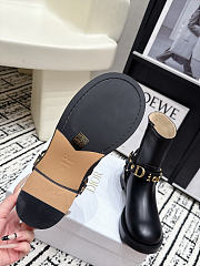 Dior Bolt Ankle Boot Black Calfskin - 6