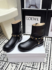 Dior Bolt Ankle Boot Black Calfskin - 4