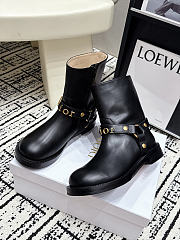 Dior Bolt Ankle Boot Black Calfskin - 2