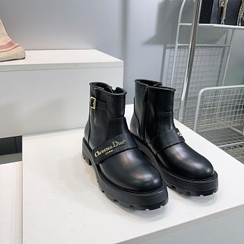 Dior D-Quest Ankle Boot Black Calfskin 4.5 cm
