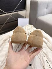 Dior Ribbon Sneaker Beige Suede Calfskin and Natural Mizza Printed Fabric - 2