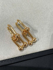 Tiffany HardWear Medium Link Earrings in Yellow/Rose Gold - 3