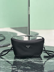 Prada Chérie Re-Nylon Mini Bag Black 1BC302 - 20x12x11cm - 1