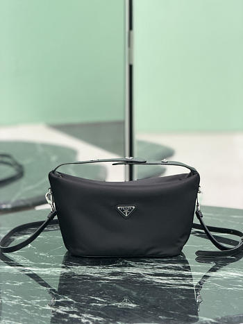 Prada Chérie Re-Nylon Mini Bag Black 1BC302 - 20x12x11cm