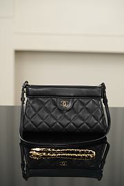 Chanel Clutch with Chain Lambskin Black AP5540 - 23x13x7cm - 6