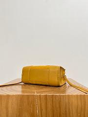 Loewe Small Amazona 180 Bag in Suede Ochre - 24.5x18.5x10cm - 5