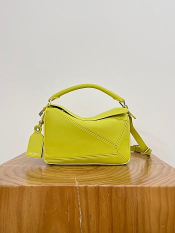 Loewe Small Featherlight Puzzle Bag In Nappa Lambskin Melon - 24x16.5x10.5cm