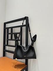 Loewe Mini Scarf Bag In Smooth Calfskin Black - 24.5x14.5x6cm - 4