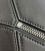 Loewe Fringe Small Puzzle Bag in Classic Calfskin Black/Dark Chestnut - 24x16.5x10.5cm - 5
