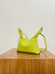 Loewe Mini Scarf Bag In Smooth Calfskin Lemon - 24.5x14.5x6cm - 6
