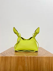 Loewe Mini Scarf Bag In Smooth Calfskin Lemon - 24.5x14.5x6cm - 5