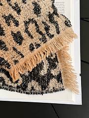Chanel Stole Wool & Mixed Fibres Brown, Black & White AAC196 - 185x50cm - 2