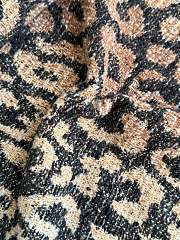 Chanel Stole Wool & Mixed Fibres Brown, Black & White AAC196 - 185x50cm - 5