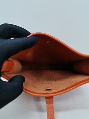 Hermes Evelyne 16 Amazone Bag Clemence Leather Gold Hardware Orange - 16x18x5.5cm - 5