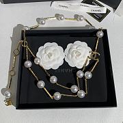 Chanel Necklace Metal & Resin Gold & Pearly White ABH738 - 1