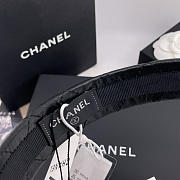 Chanel Headband Lamskin Leather Black - 5
