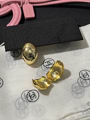 Chanel Metal Resin CC Oval Drop Earrings Gold/Silver Black - 4