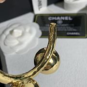 Chanel Bangle Metal & Resin Gold & Pearly White - 5