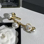 Chanel Bangle Metal & Resin Gold & Pearly White - 3