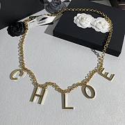The Chloe Letters Jewelry Belt Gold - 3