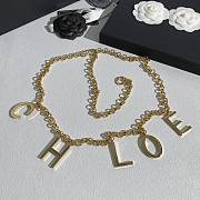 The Chloe Letters Jewelry Belt Gold - 5