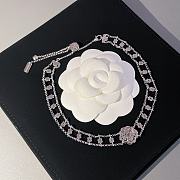 Chanel Bouton de Camélia Supple Choker 18K White Gold, Diamonds - 5
