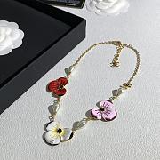 Chanel Long Necklace Metal, Resin & Glass Pearls Golden, Multicolor, Black & Pearly White ABH969 - 3