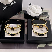 Chanel Cuff Metal & Resin Gold & Red ABI055 - 3