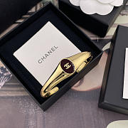 Chanel Cuff Metal & Resin Gold & Red ABI055 - 1