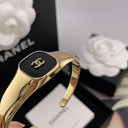 Chanel Cuff Metal & Resin Golden & Black ABI056 - 2