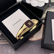 Chanel Cuff Metal & Resin Golden & Red ABI056 - 1