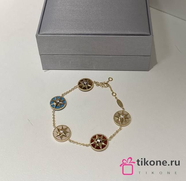 Dior Rose des Vents Bracelet Yellow Gold, Diamonds and Ornamental Stones - 1