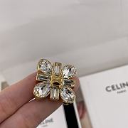 Celine Daisy Brooch Gold - 6