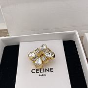 Celine Daisy Brooch Gold - 4