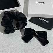 Celine Scrunchy Velvet Black - 5